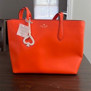 Kate Spade orange tote brand new with tags